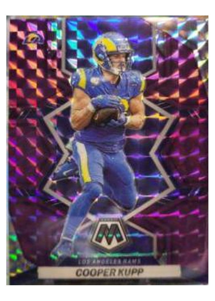 2022 Panini Mosaic Base Set Cooper Kupp Purple #110 card
