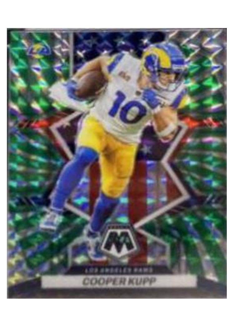 2022 Panini Mosaic Base Set Cooper Kupp Green Swirl #262 card