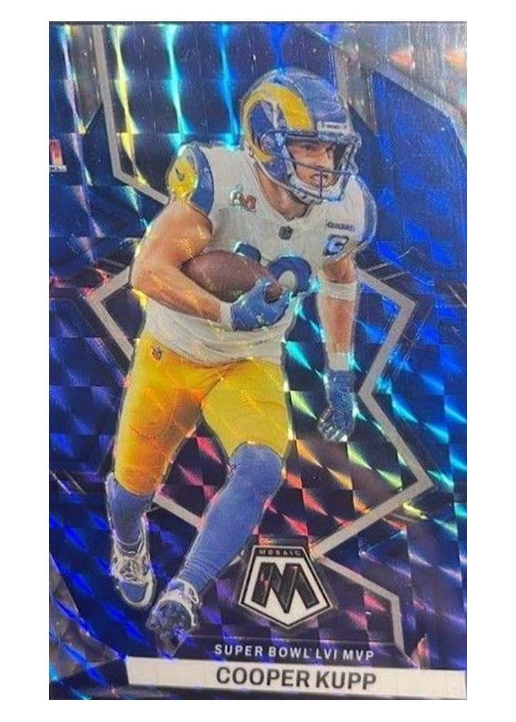 2022 Panini Mosaic Base Set Cooper Kupp Blue #299 card