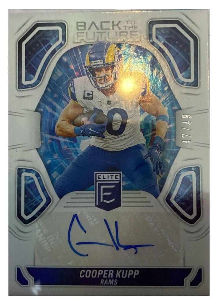 2024 Donruss Elite Back to the Future Signatures Cooper Kupp #BTF-CKU card