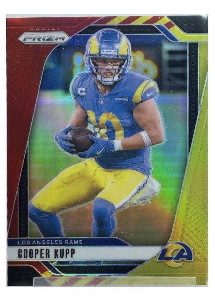 2024 Panini Prizm Base Set Cooper Kupp Red Yellow #169 card