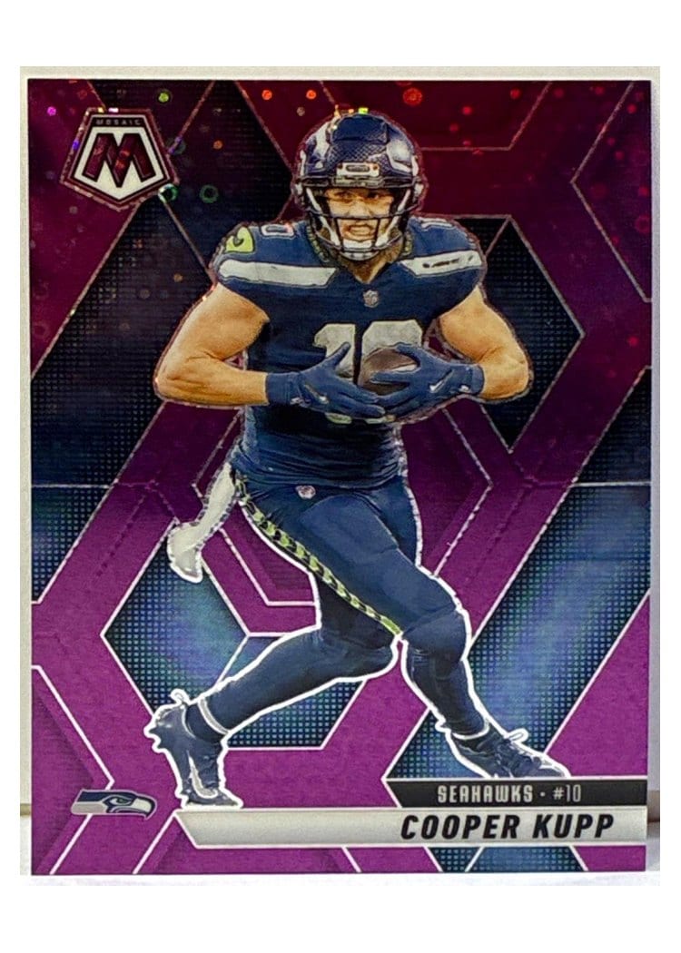 2025 Panini Mosaic Base Set Cooper Kupp No Huddle Purple #60 card