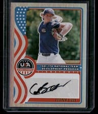 2025 Panini Stars & Stripes 16U/17U National Team Signatures Cooper Sides #NTS-CS card