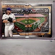 2023 Topps Museum Collection Atelier Autographed Book Cards Corbin Burnes #AABC-CB card