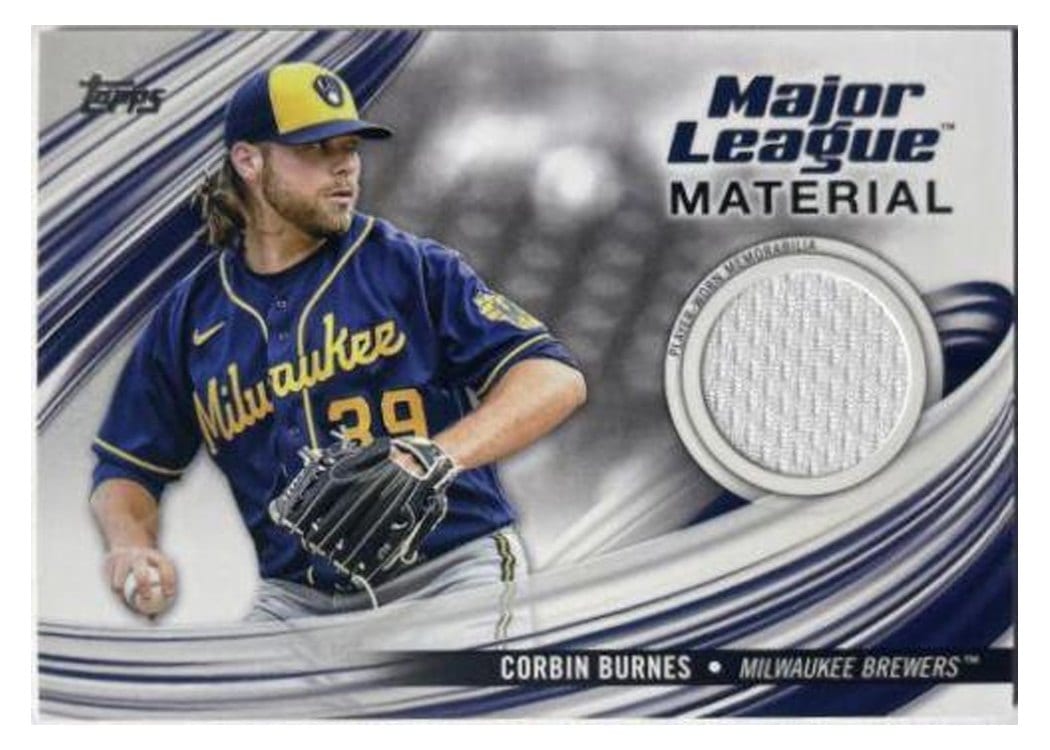 2024 Topps Major League Material Relics (Series 1) Corbin Burnes #MLM-CB card