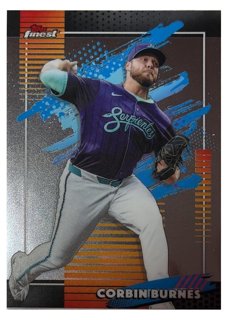 2026 Topps Finest Corbin Burnes #121 card