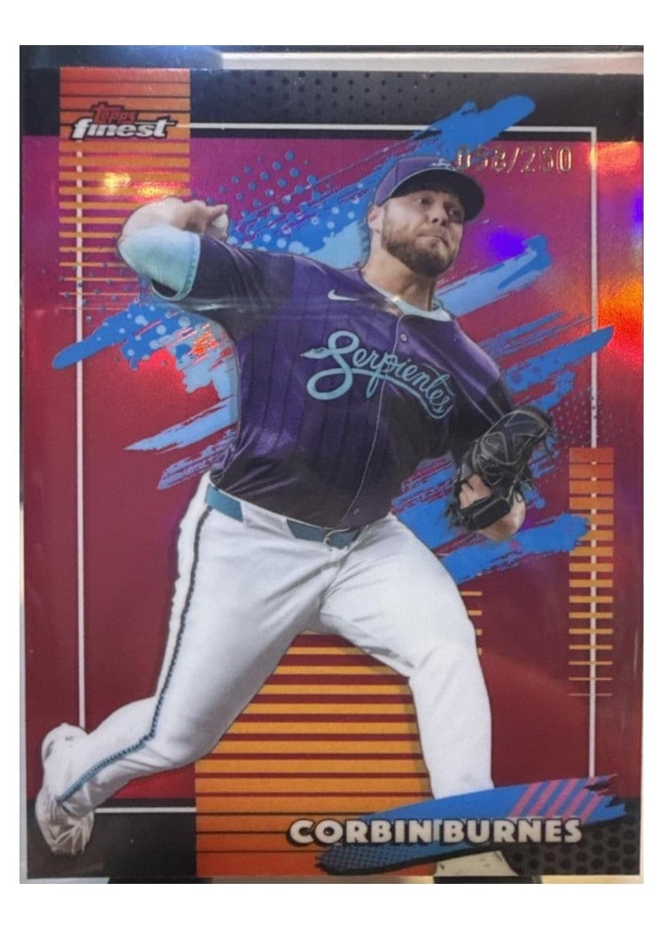 2026 Topps Finest Corbin Burnes #121 card