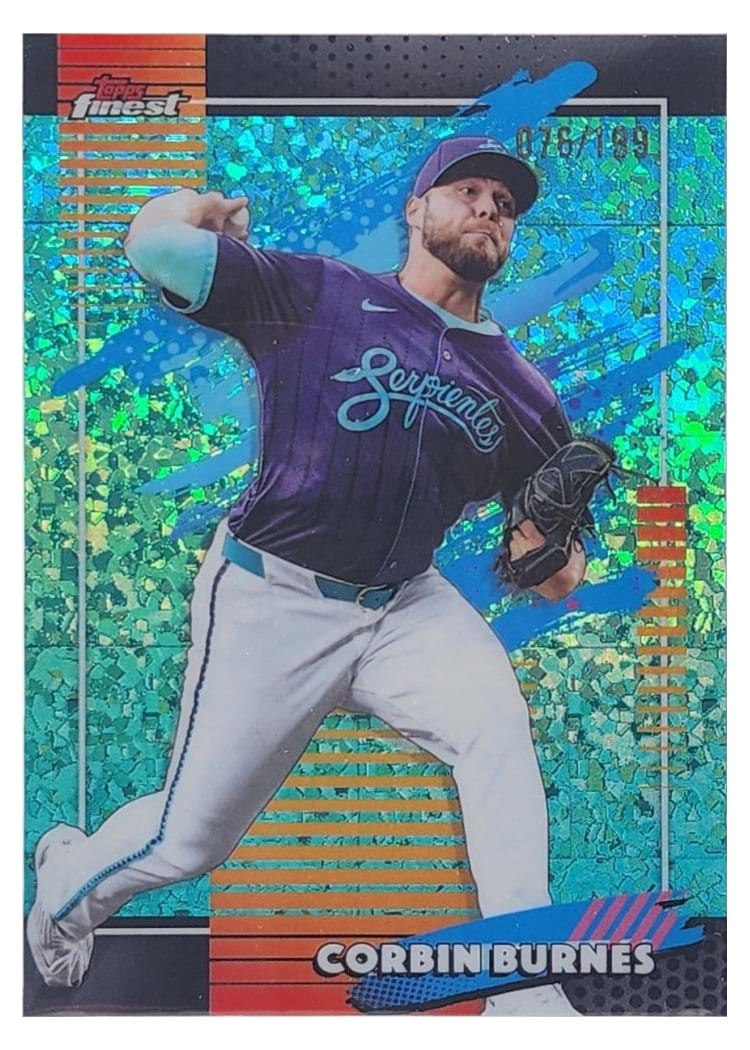 2026 Topps Finest Corbin Burnes #121 card
