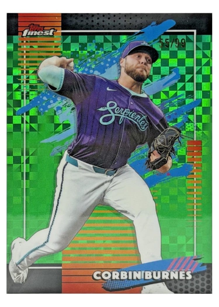 2026 Topps Finest Corbin Burnes #121 card