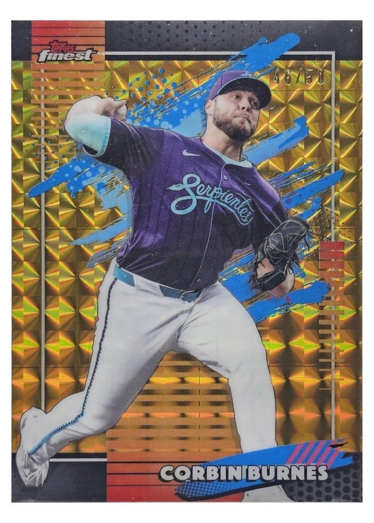 2026 Topps Finest Corbin Burnes #121 card