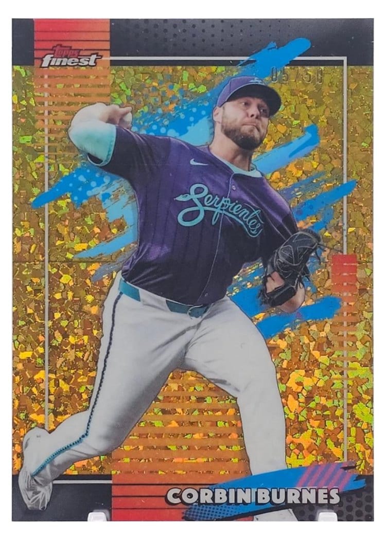 2026 Topps Finest Corbin Burnes #121 card