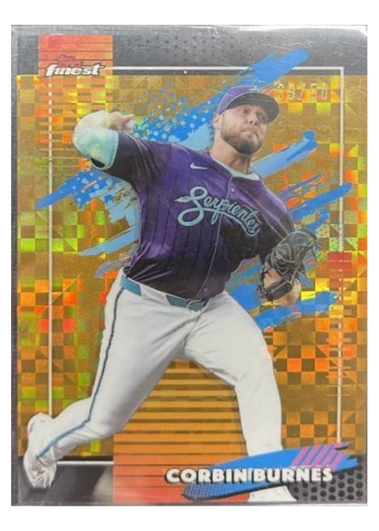 2026 Topps Finest Corbin Burnes #121 card