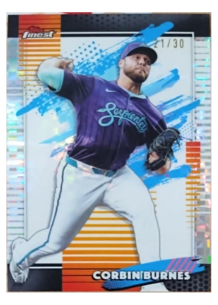 2026 Topps Finest Corbin Burnes #121 card
