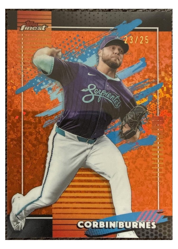2026 Topps Finest Corbin Burnes #121 card