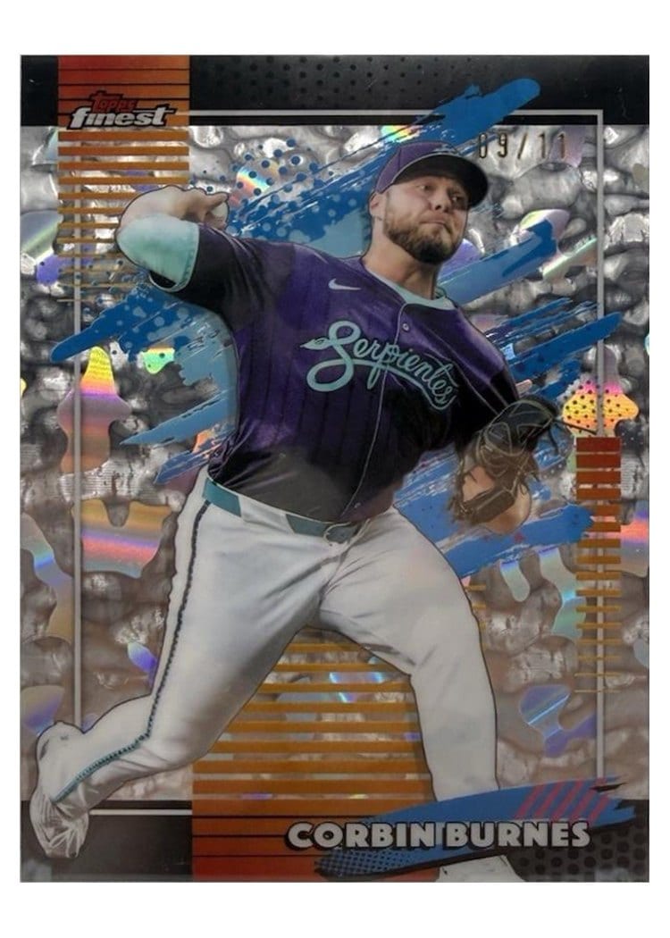 2026 Topps Finest Corbin Burnes #121 card
