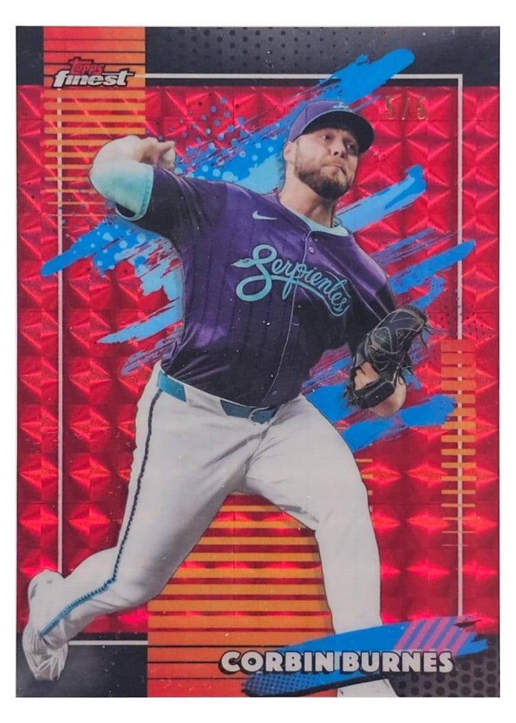 2026 Topps Finest Corbin Burnes #121 card