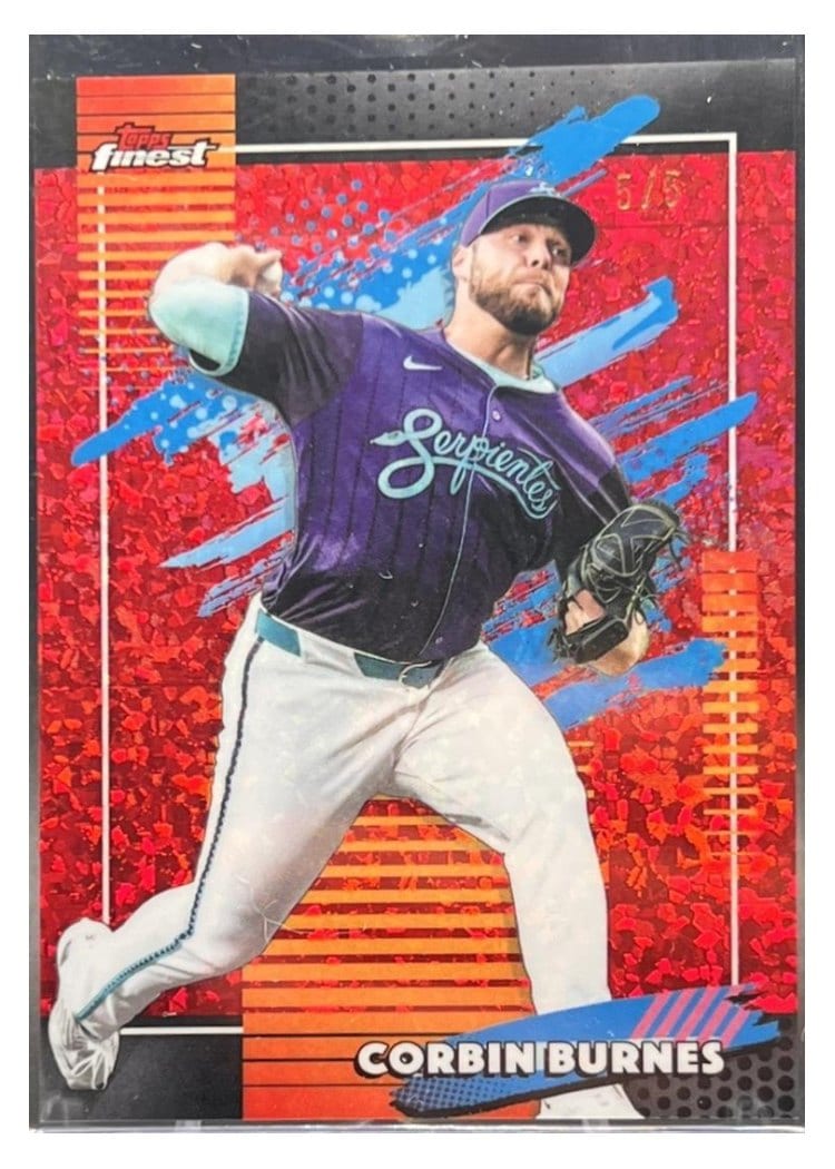 2026 Topps Finest Corbin Burnes #121 card