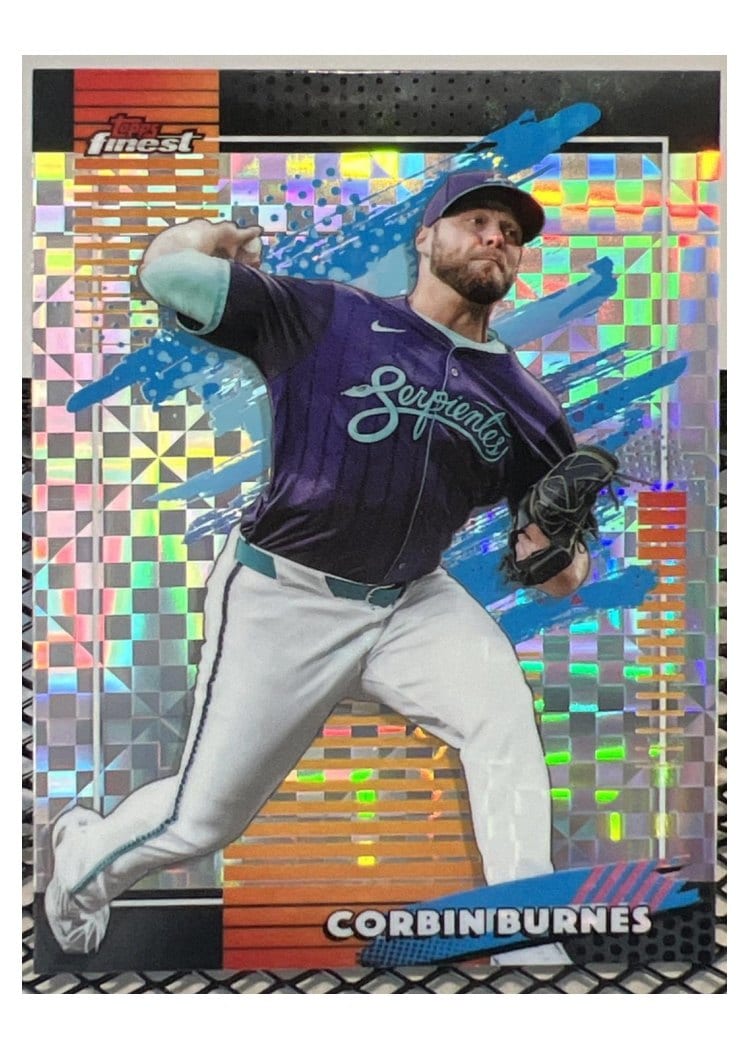 2026 Topps Finest Corbin Burnes #121 card