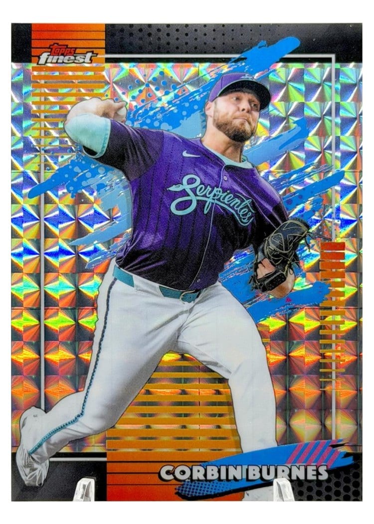2026 Topps Finest Corbin Burnes #121 card
