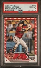 2023 Topps Corbin Carroll #401 card