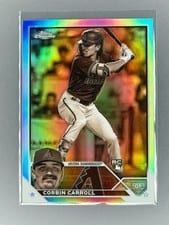 2023 Topps Chrome Corbin Carroll #95 card
