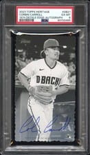 2023 Topps Heritage 1974 Deckle Edge Corbin Carroll #DB-21 card