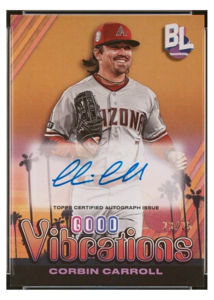 2024 Topps Big League Good Vibrations Autographs Corbin Carroll #GVA-CC card