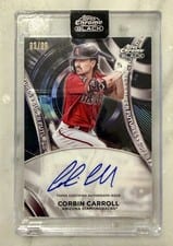 2024 Topps Chrome Black Super Futures Autographs Corbin Carroll #SFA-CC card
