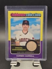 2024 Topps Heritage Clubhouse Collection Relic Corbin Carroll #CCR-CCA card