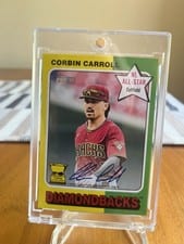 2024 Topps Heritage Real One Autograph Corbin Carroll #ROA-CCA card