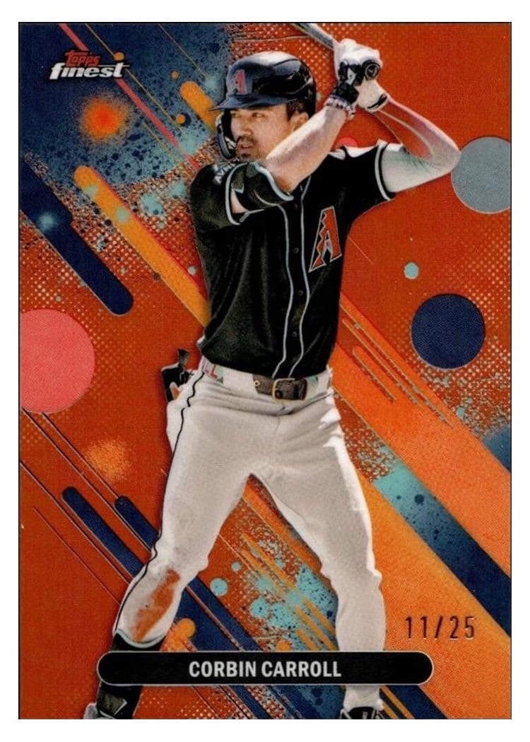 2025 Finest Base Set Corbin Carroll #72 card