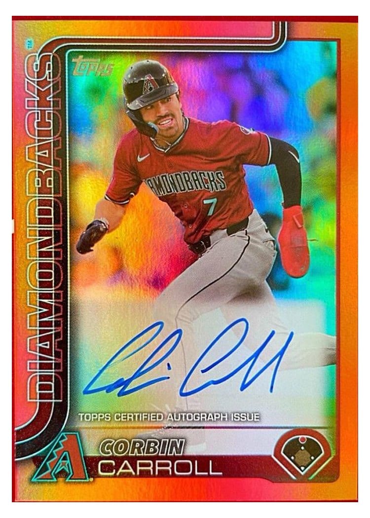 2025 Topps Corbin Carroll #78 card