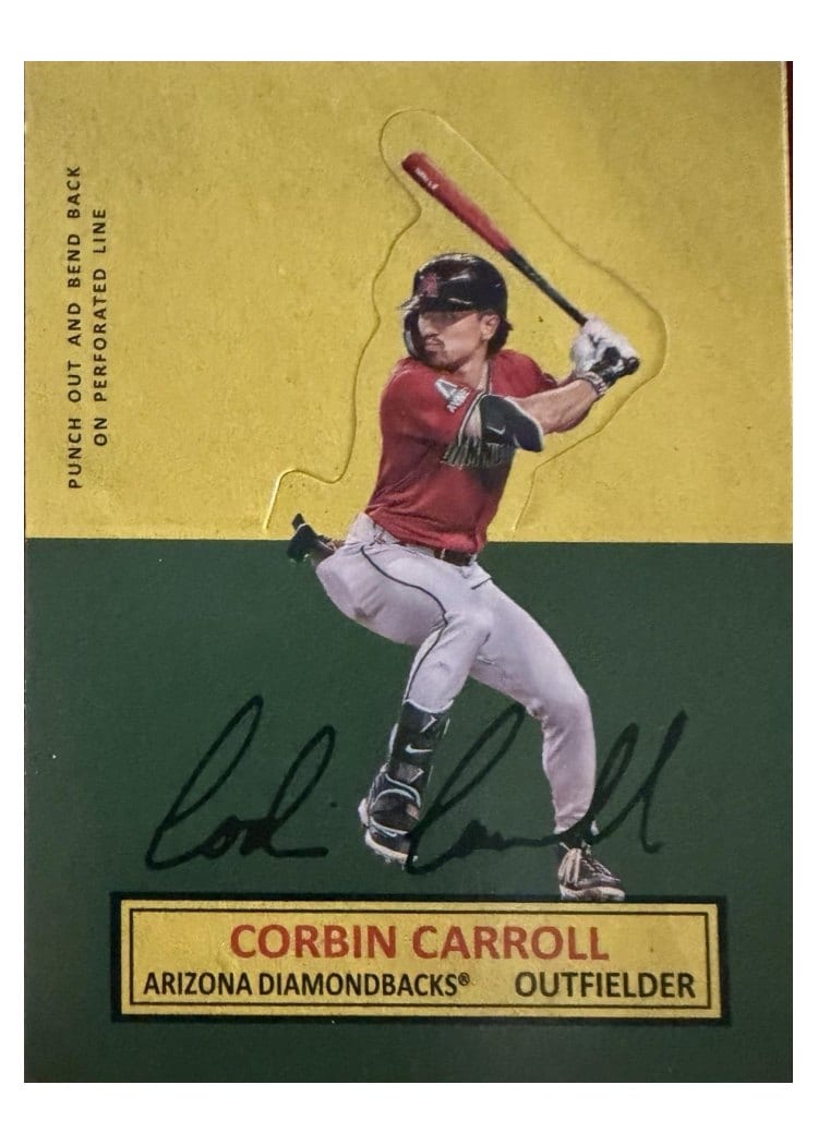 2025 Topps Archives 1964 Topps Stand-Ups Corbin Carroll #64SU-12 card