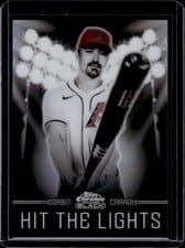 2025 Topps Chrome Black Hit the Lights Corbin Carroll #HTL-2
