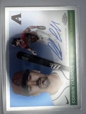 2025 Topps Chrome Platinum Autographs Corbin Carroll #CPA-CC card