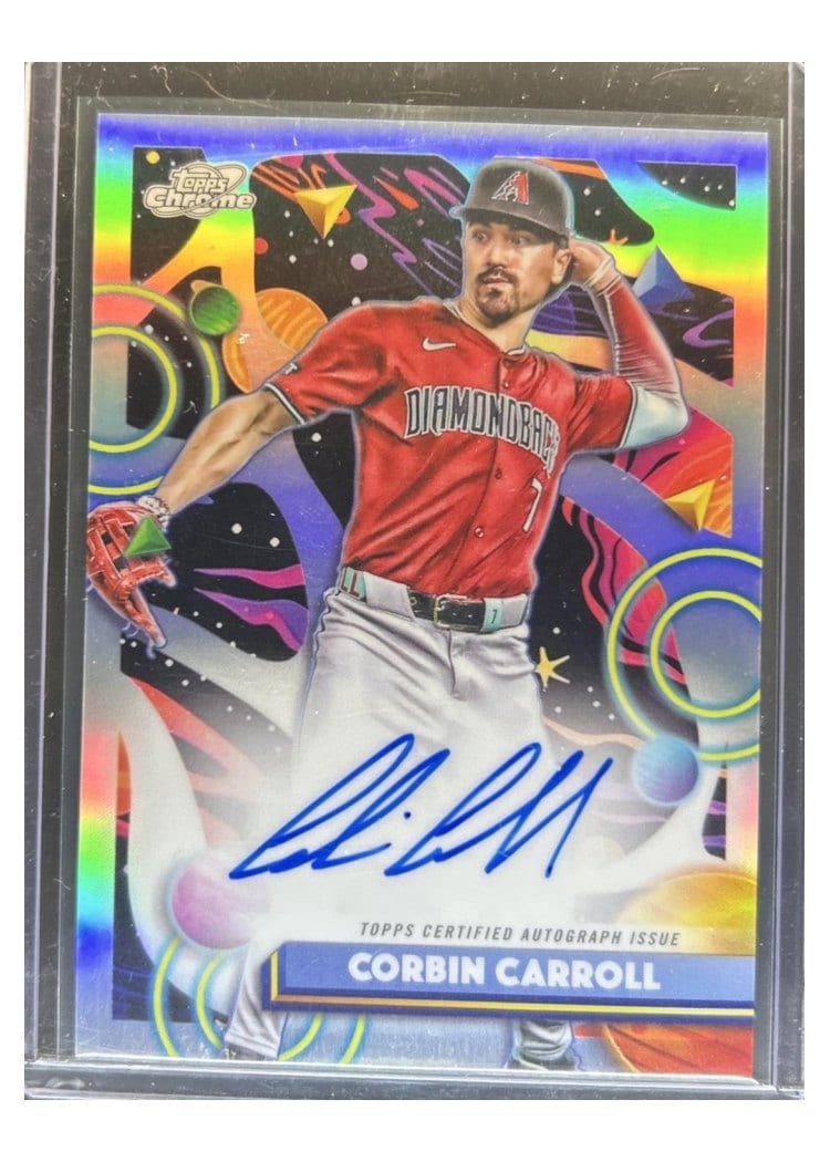 2025 Topps Cosmic Chrome Cosmic Chrome Autographs Corbin Carroll #CCA-CCA card
