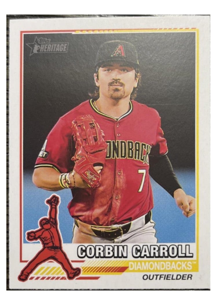 2025 Topps Heritage 1976 Redefined Corbin Carroll #76R-25 card