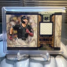 2025 Topps Museum Collection Meaningful Material Relics Corbin Carroll #MMR-CC