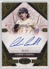 2025 Topps Tier One City Connect Signatures Corbin Carroll #CCS-CCA