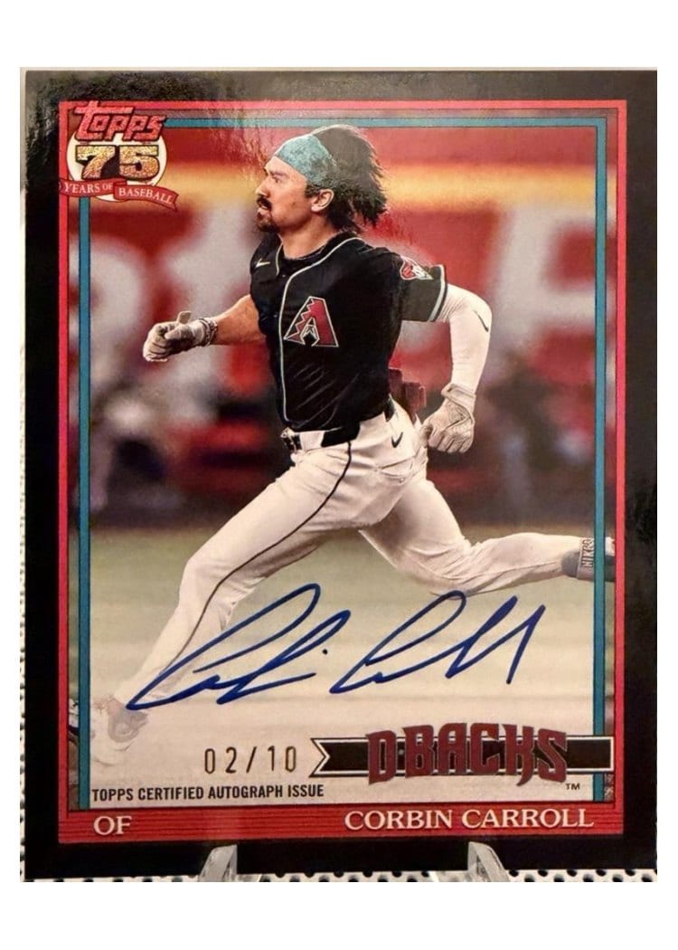 2026 Topps 1991 Topps Autographs Corbin Carroll #91A-CC card