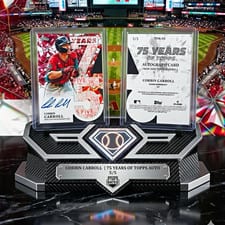 2026 Topps 75 Years of Topps Die-Cut Autographs Corbin Carroll #75YA-CC card