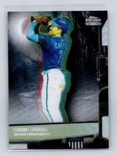 2026 Topps Chrome Black Nocturnal Corbin Carroll #NOC-39 card