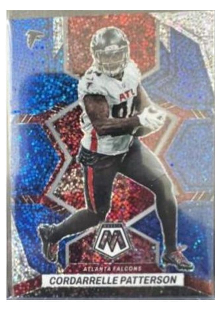 2022 Panini Mosaic Base Set Cordarrelle Patterson Blue Sparkle #8 card