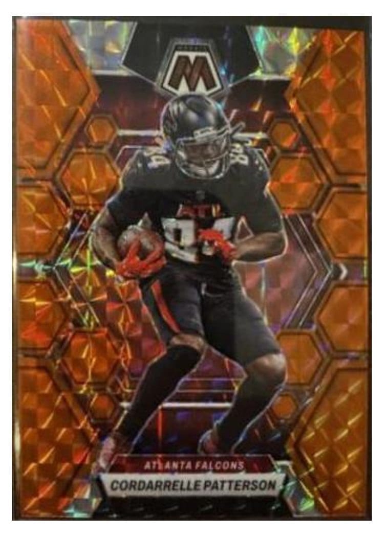 2023 Panini Mosaic Base Set Cordarrelle Patterson Orange #7 card
