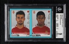 2016 Panini Foot Corentin Jean, Kylian Mbappe card