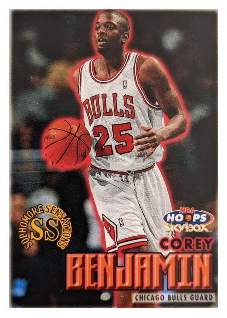 1999 Hoops Corey Benjamin #36 card