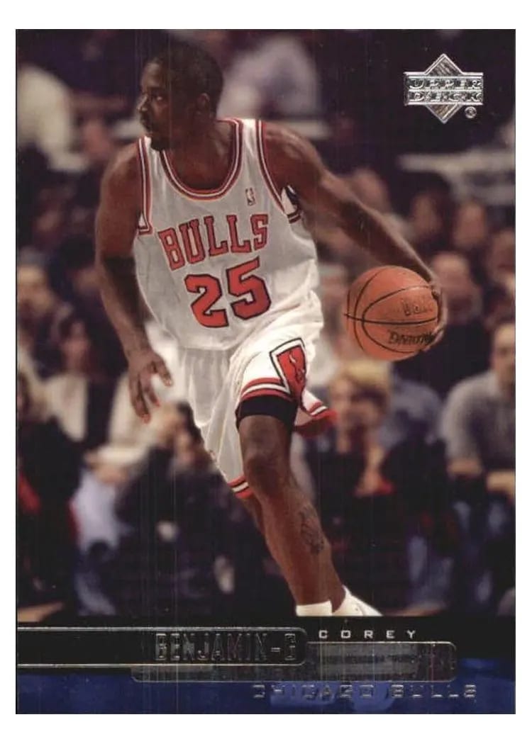1999 Upper Deck Corey Benjamin #16 card