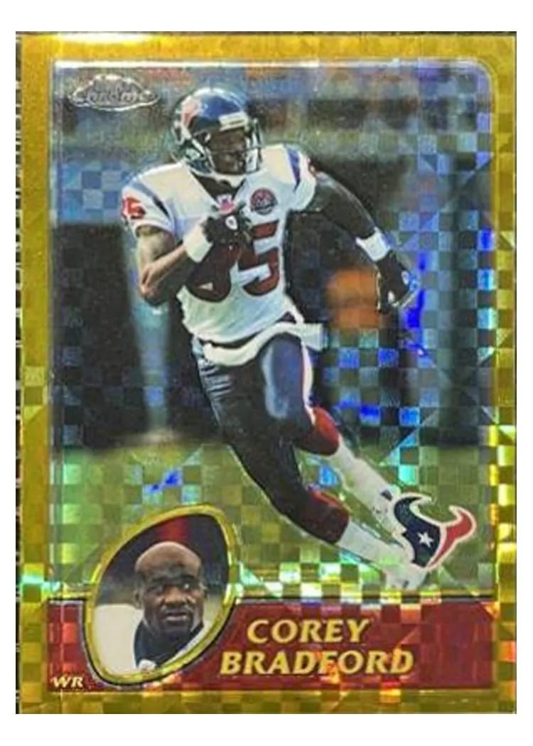 2003 Topps Chrome Corey Bradford #5 card