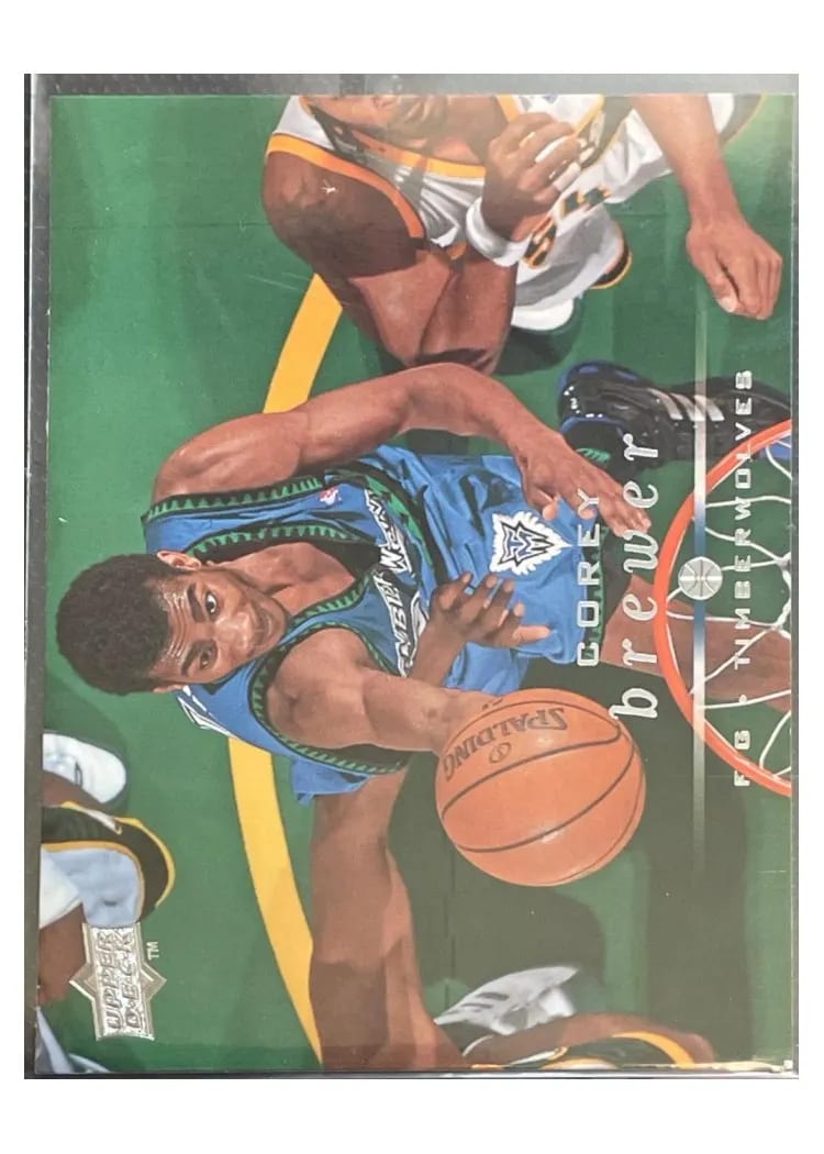 2008 Upper Deck Corey Brewer #107 card