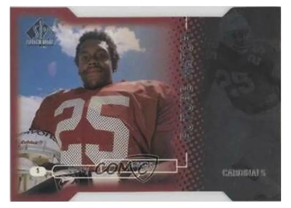 1998 SP Authentic Corey Chavous #2 card
